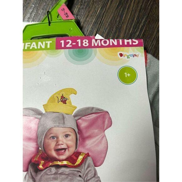 Disney Baby Dumbo Infant Costume 12-18m 12m 18m NWT Halloween - Picture 4 of 8